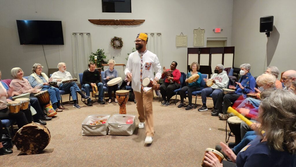 Drum Circle with Rev. Devon Jeffries